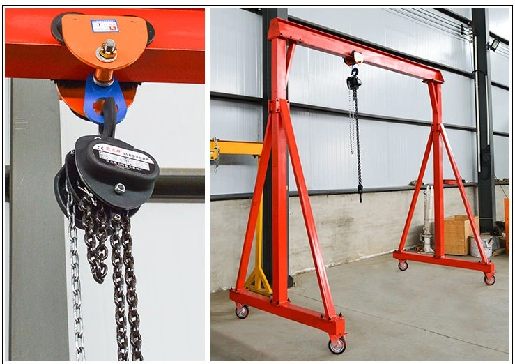 Low Price Single Girder 1 Ton Port Container Portable Mobile Gantry Crane 5 Ton