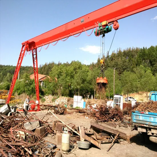 10 toneladas de material elétrico industrial do espessamento do guindaste de pórtico